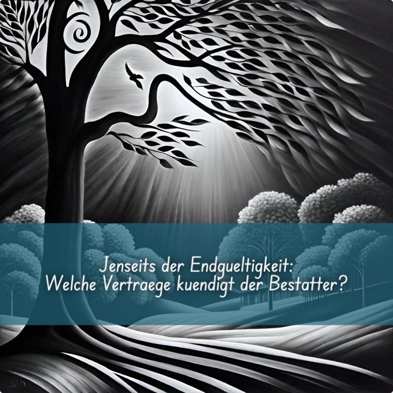  Welche Verträge kuendigt der Bestatter